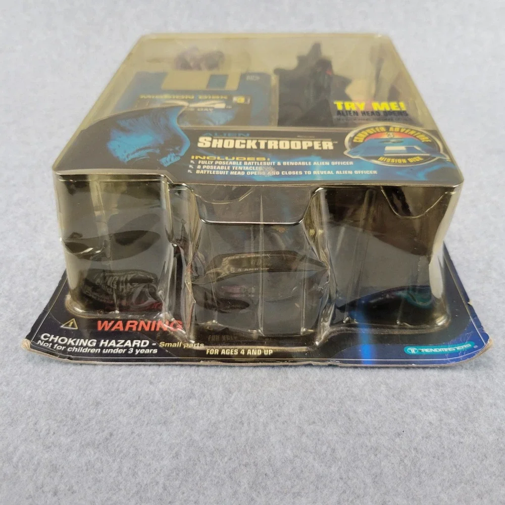 Trendmasters Independence Day ID4 Alien Shocktrooper Figure OS Black 1996 VTG